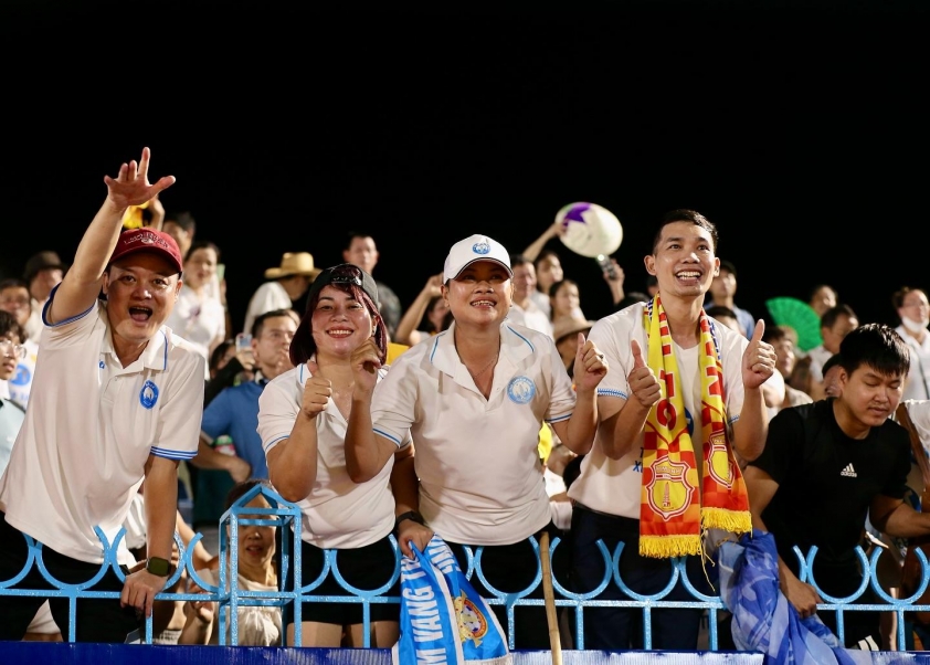 Niềm tin nơi CĐV thành Nam đang lớn hơn bao giờ hết (Ảnh: CLB Nam Định)