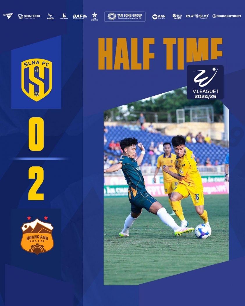 Thắng HAGL trong thế thiếu người, SLNA trụ hạng V-League 650371