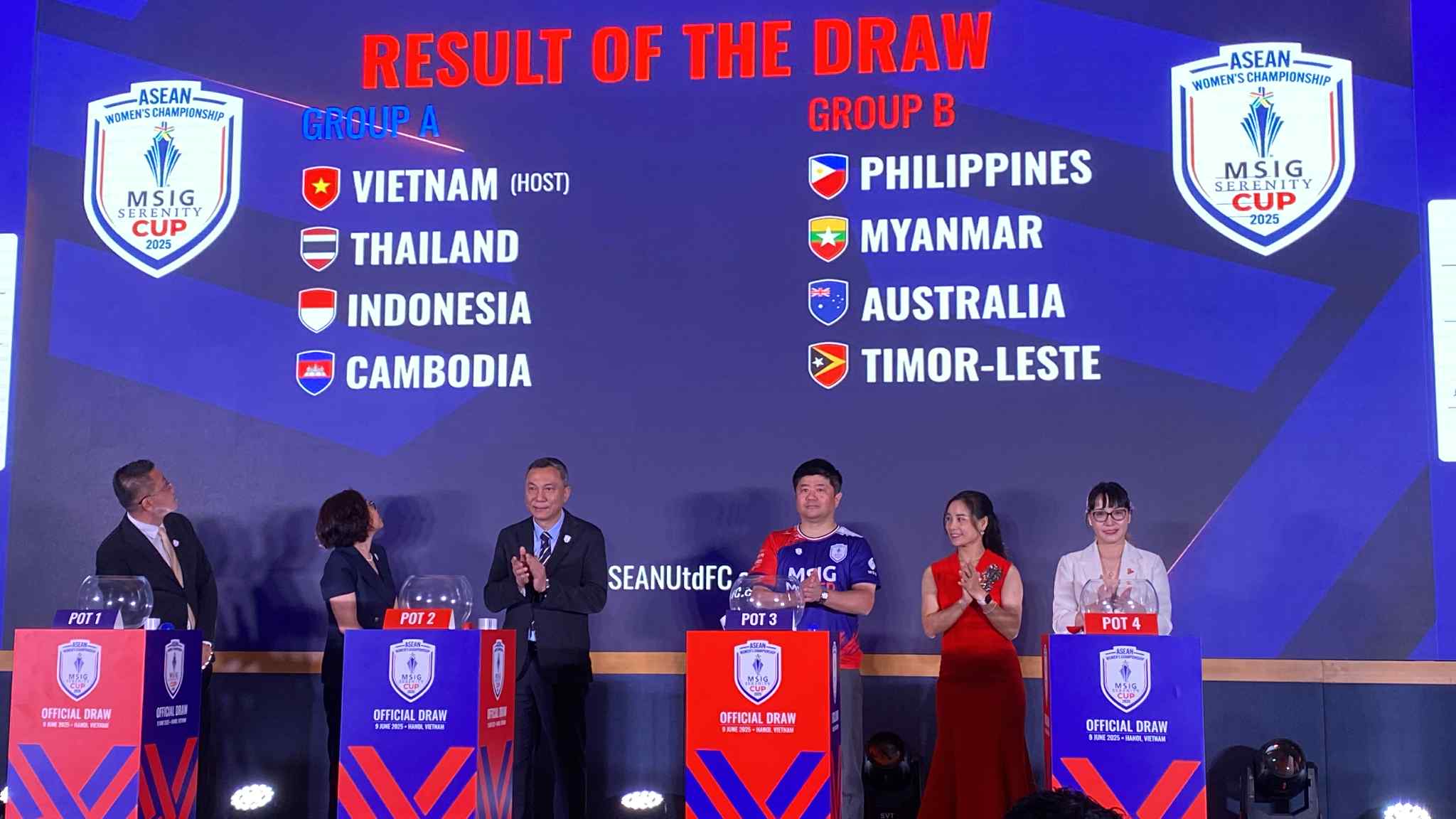 ĐT nữ Việt Nam được đánh giá không quá khó khăn để vượt qua vòng bảng