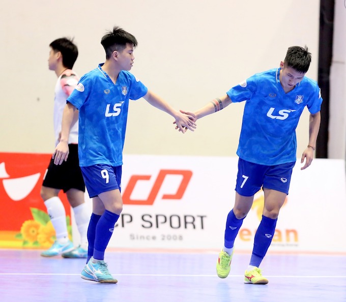 Thắng đậm đến 7-0, Thái Sơn Bắc tạm vươn lên đầu bảng - Ảnh: CTV