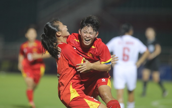 U19 nữ Việt Nam sẽ thắng trận thứ hai. Ảnh: Đình Viên