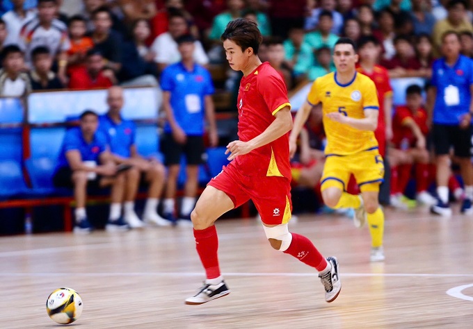ĐT futsal Việt Nam rơi vào bảng khó ở vòng loại châu Á. Ảnh: Quốc An
